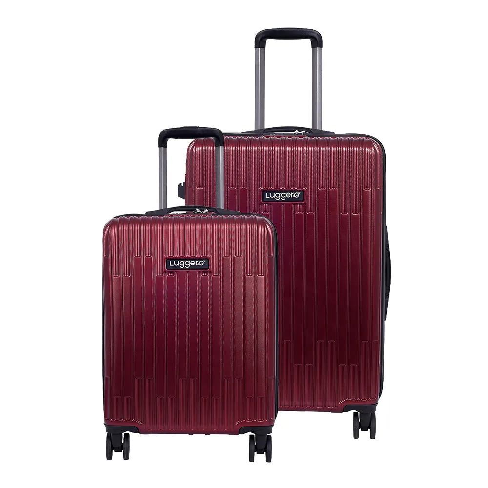 Aspire Deep Red Light weight luggage - Cabin & Medium