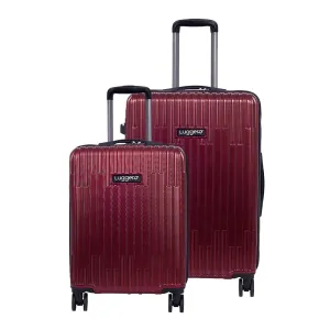Aspire Deep Red Light weight luggage - Cabin & Medium
