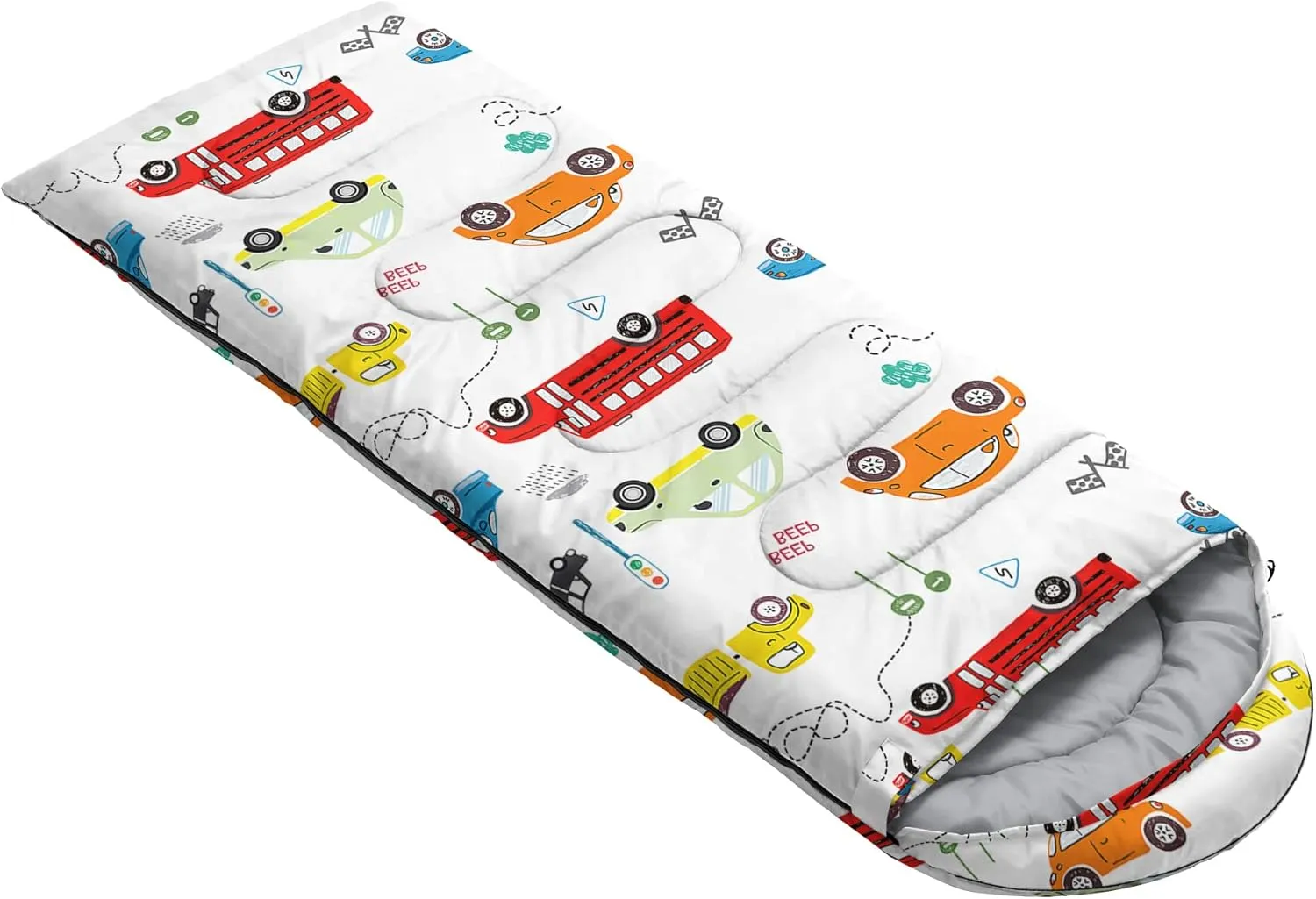 Axolotl Hiking Sleeping Bag for Kids–Lightweight Warm Cold Weather Sleeping Bags,Waterproof Portable Sleeping Bag Hiking and Backpacking Sleeping Bag,3 Season Cold Weather Sleeping Bag Fit Boys,Black