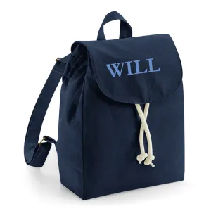 Backpack Navy Name