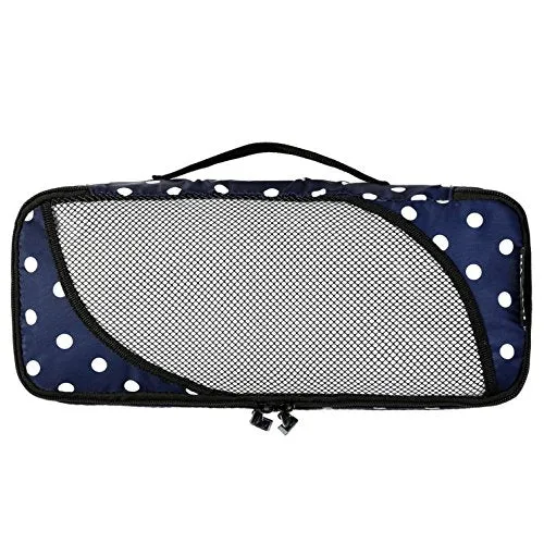Bagail 6 Set Packing Cubes, 3 Various Sizes Travel Organizers, Navy