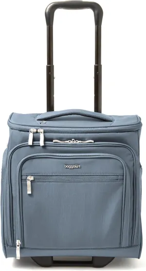 Baggallini Expandable Underseat Carry-On - Lightweight Travel Luggage Carry On Weekender with Wheels