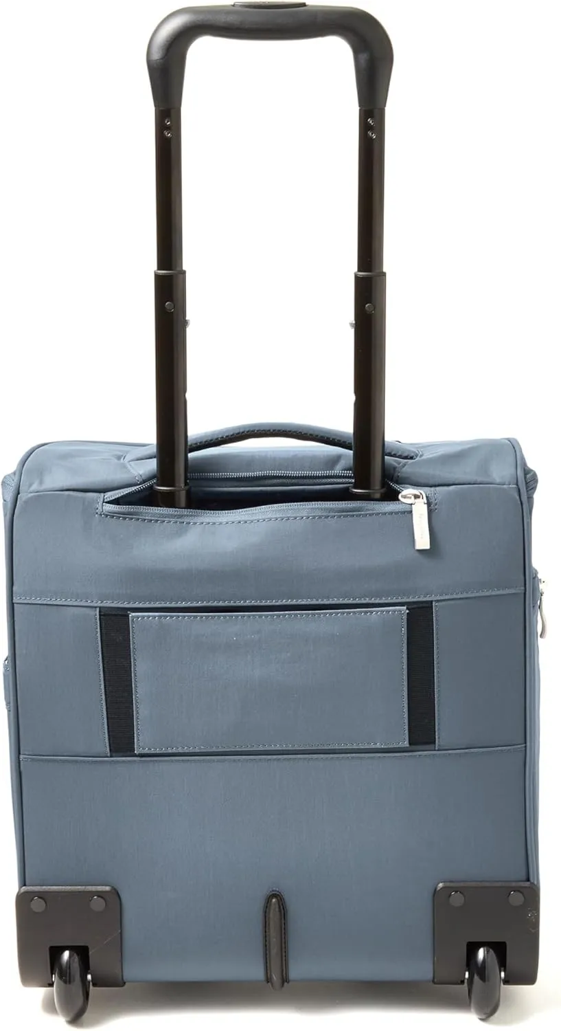 Baggallini Expandable Underseat Carry-On - Lightweight Travel Luggage Carry On Weekender with Wheels