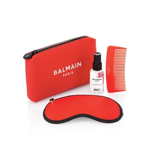 Balmain Paris Coral Red Cosmetic Bag (Limited Edition)