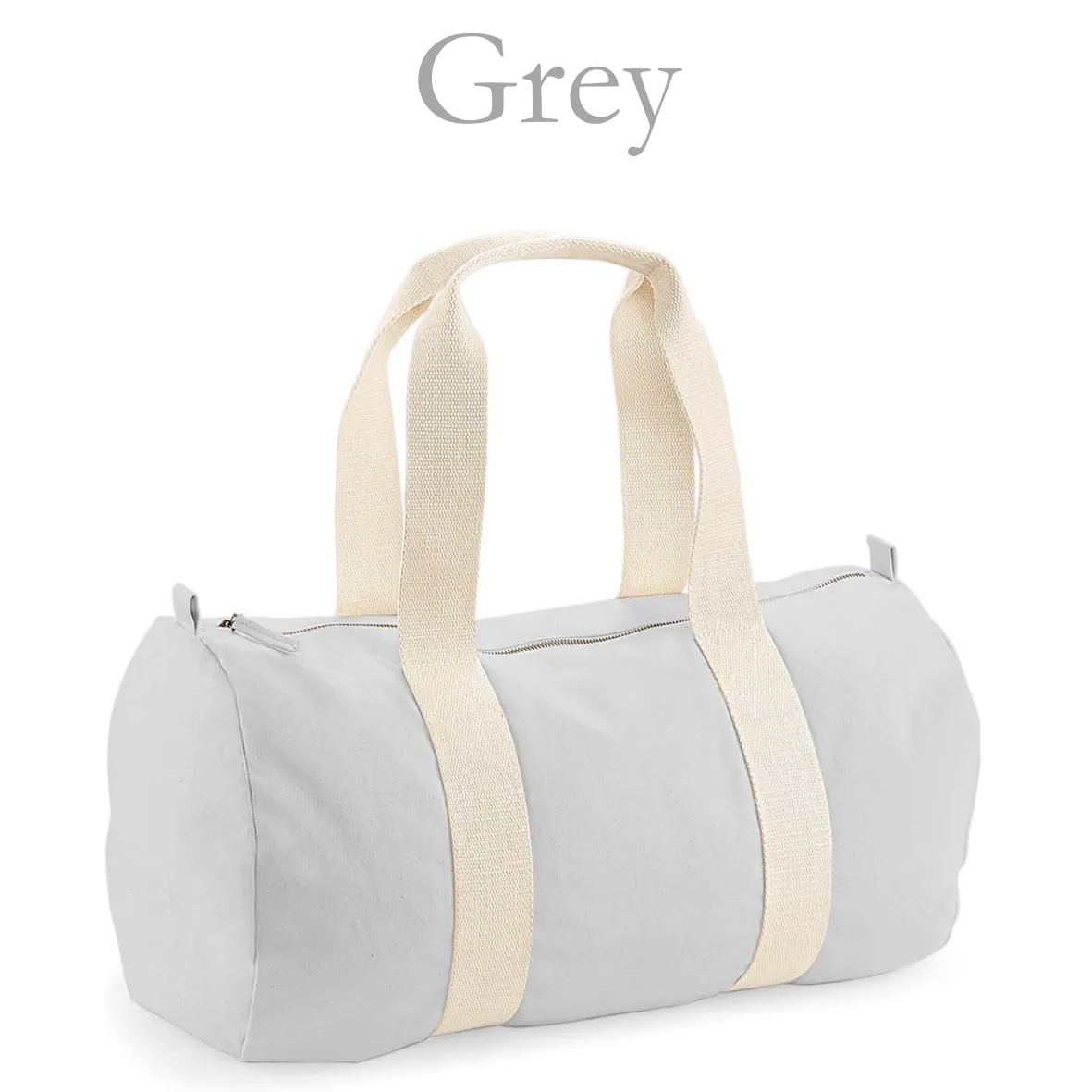 Barrel Bag Grey Name