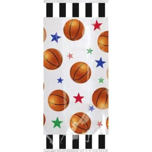Basketball Fan Cello Party Bags 20pk