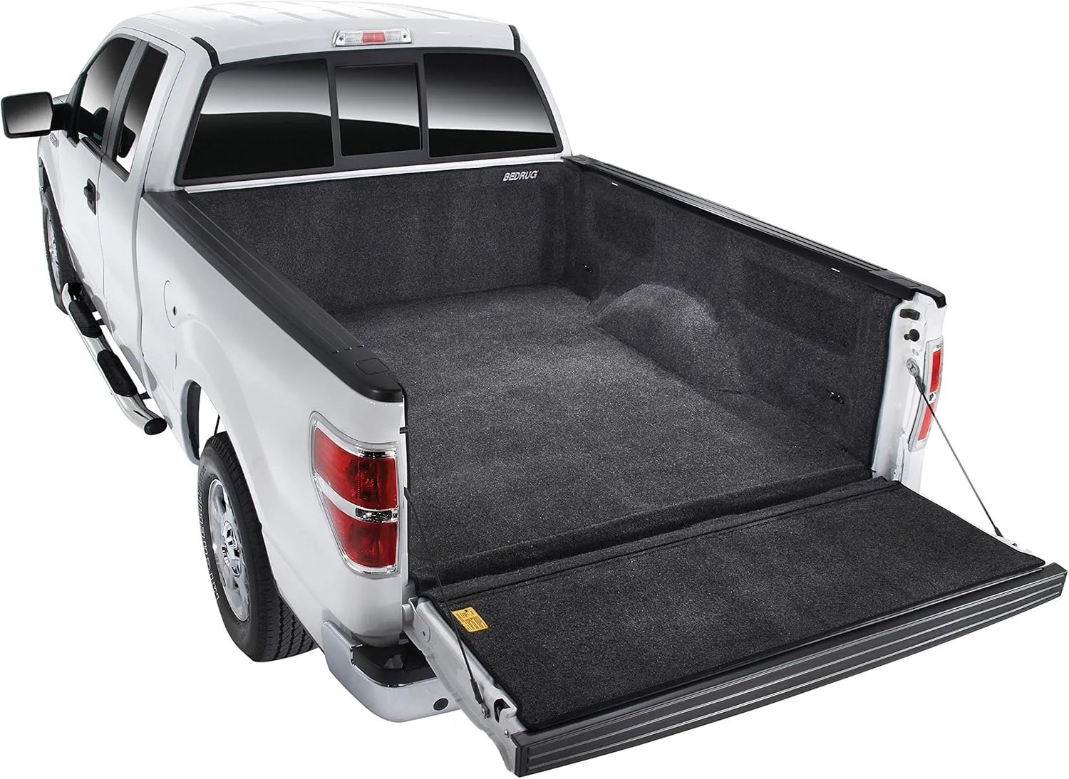 Bedrug Classic Bed Liner | 1999 - 2016 Ford F-150 Superduty 8' Bed w/out Factory Step Gate (BRZSPRAYON is required if installing over Spray-In Liner), Charcoal Grey | BRQ99LBK
