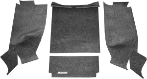 Bedrug - Jeep Cargo Kit | 1976 - 1980 Jeep Wrangler CJ-7, Cargo Liner w/ Tailgate Liner w/Gussets | Grey - 4 pc. | BRCJ76R