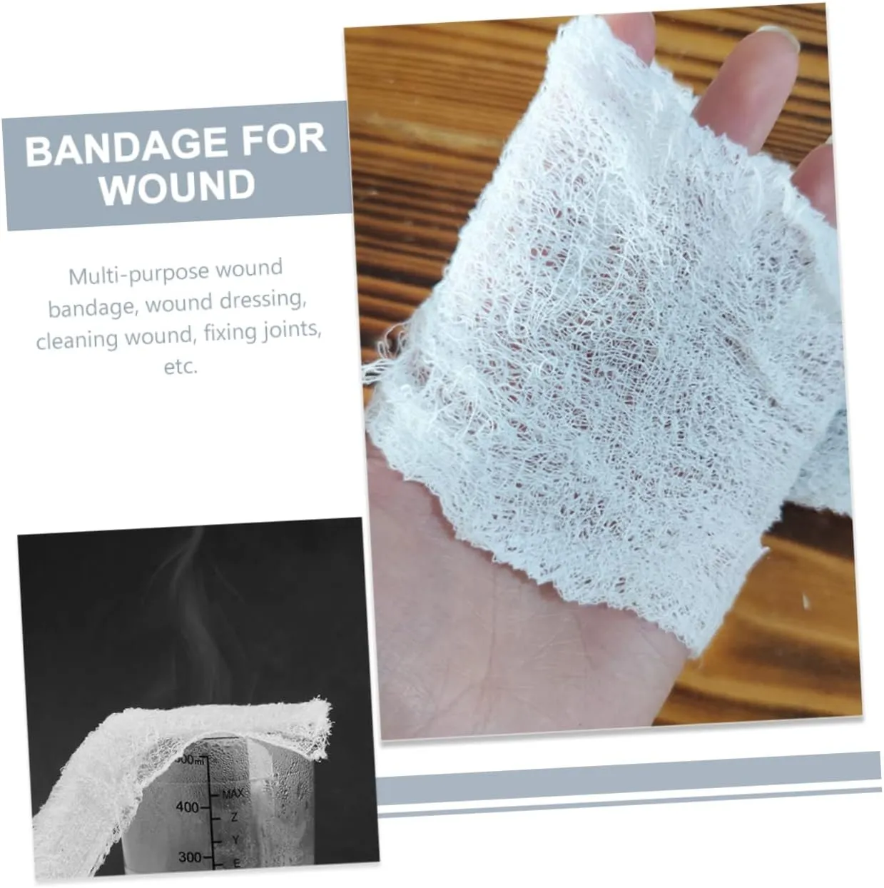 BESPORTBLE 3pcs Breathable Compression Bandage for Care Soft and Portable Injury Wrap for Arm Wrist Knee Ankle Dressing for Absorption and Comfort
