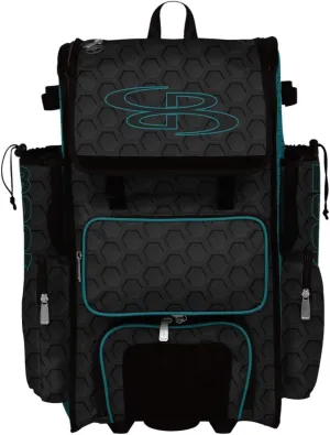 Boombah Superpack Hybrid Rolling Bat Bag 3DHC - Multiple Colors - Wheeled & Backpack Version