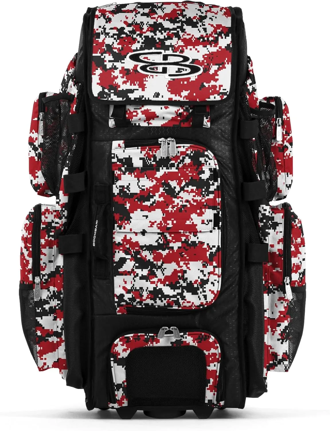 Boombah Superpack XL Digital Camo Rolling Bat Bag - 36" x 16" x 23.5" - Multiple Colors - Wheeled Version