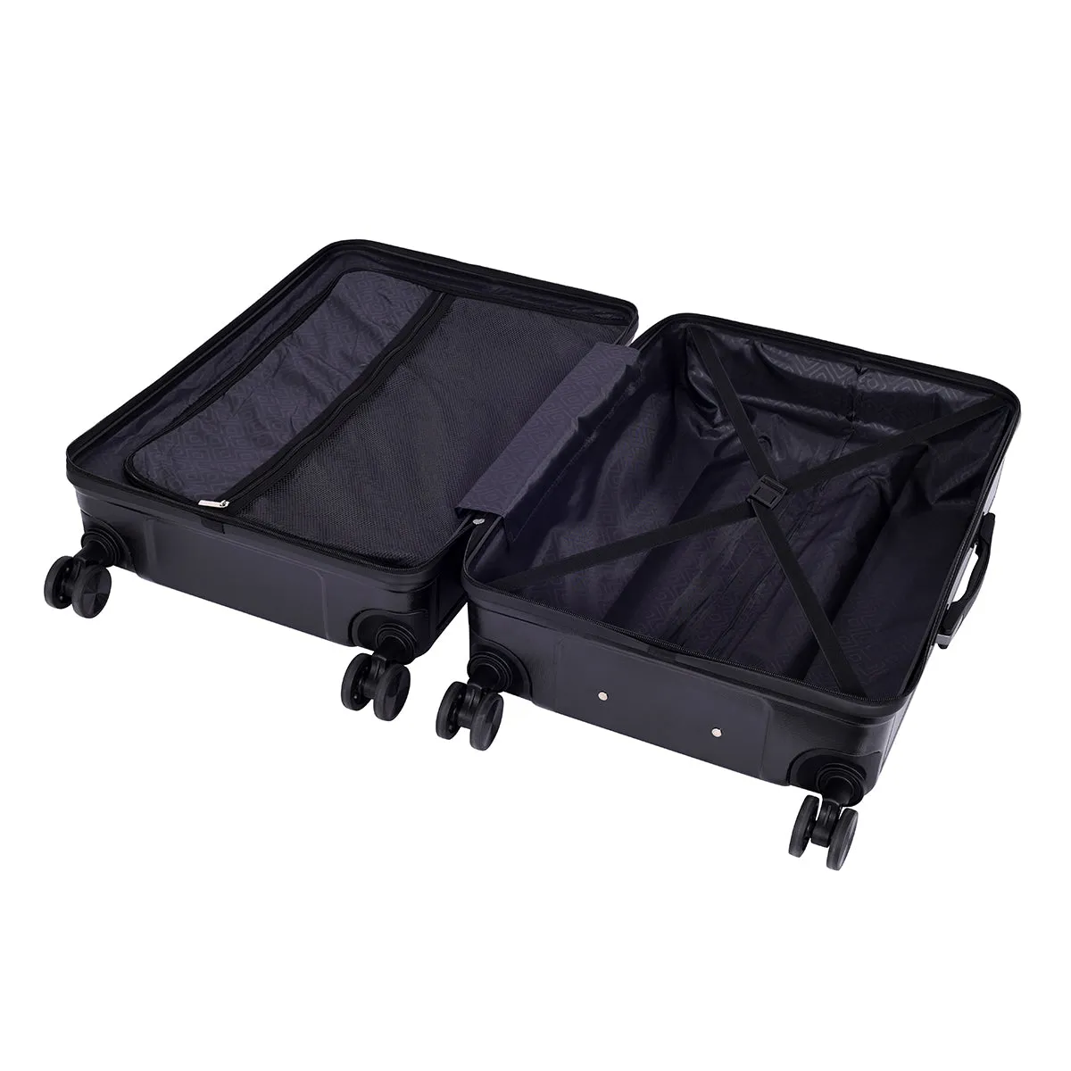 Box Black Light weight luggage - Cabin, Medium & Large
