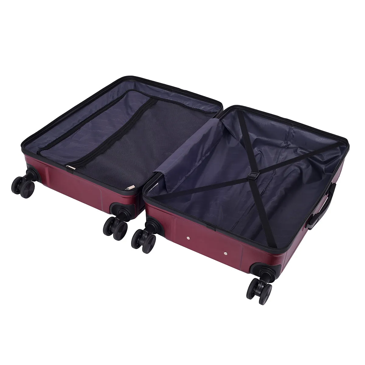 Box Deep Red Light weight luggage