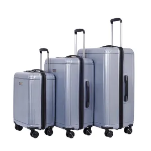 Box Silver Light weight luggage - Cabin, Medium & Large