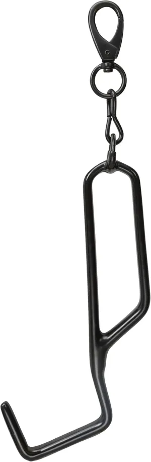 Briggs & Riley Deluxe Garment Bag Hook - Over the Door Hook Hanger for Travel, Saves Closet Space, Hangs Garment Bags, Durable Metal - Luggage Accessories, Black