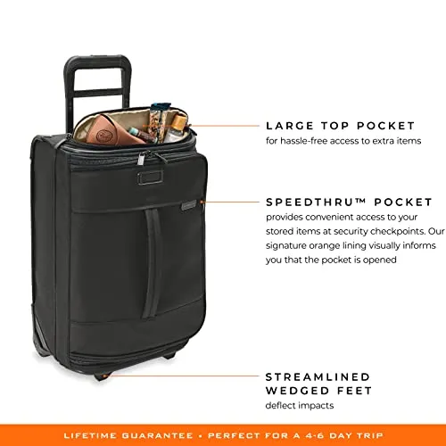 Briggs & Riley Global 2 Carry, Black, 21" International Wheeled Duffle