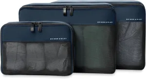 Briggs & Riley Travel Essentials Compression Packing Cube Sets, Navy, One Size, Carry-On