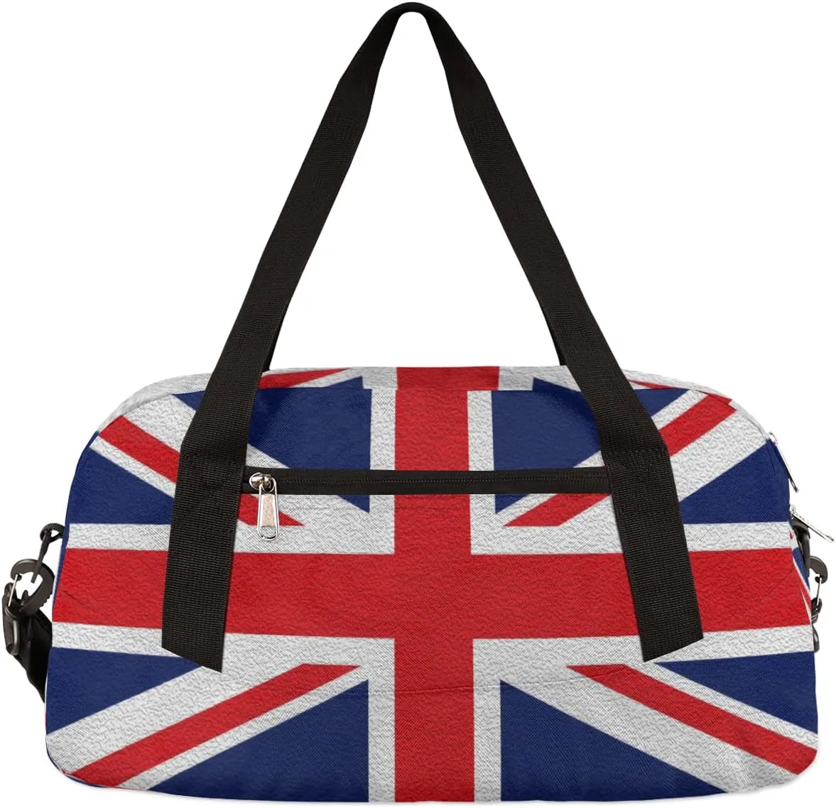 British Flag Kids Duffel Bag for Girls Boys Teens, Oil Painting Dance Bag Overnight Small Duffel Bag Carry On Weekend Sports Gym Travel Bag for School Practice Gymnastics Ballet