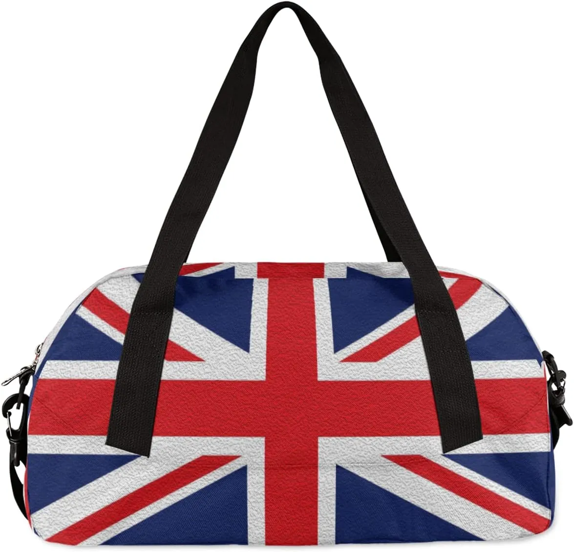 British Flag Kids Duffel Bag for Girls Boys Teens, Oil Painting Dance Bag Overnight Small Duffel Bag Carry On Weekend Sports Gym Travel Bag for School Practice Gymnastics Ballet