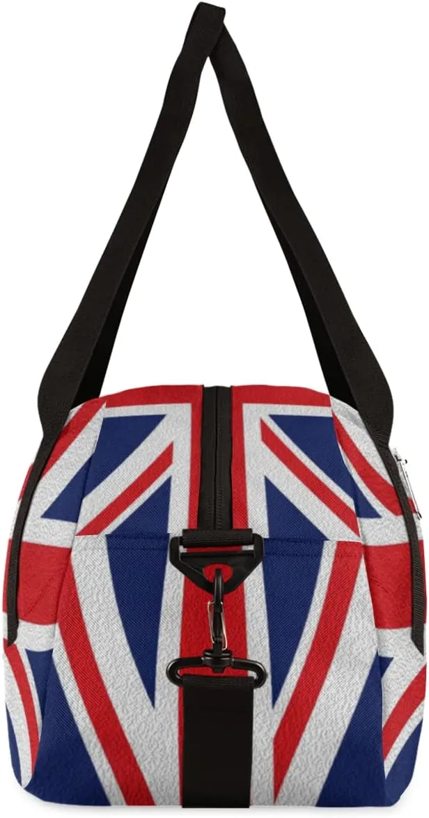 British Flag Kids Duffel Bag for Girls Boys Teens, Oil Painting Dance Bag Overnight Small Duffel Bag Carry On Weekend Sports Gym Travel Bag for School Practice Gymnastics Ballet