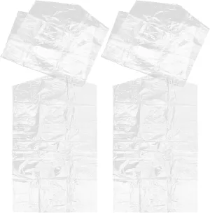 Cabilock 50 Pack Garment Bags for Hanging: Clothes Plastic Garment Bags Clear Clothes Covers Dry Cleaner Bags Hanging Garment Bags for Dry Cleaner Home Storage Travel