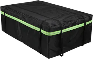 Car Roof Bag 425L/486L, Rooftop top Cargo Carrier Bag with Night Reflective Strip Universal Luggage Bag Storage Cube Bag for Travel Camping (L)