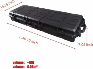 Car Roof Cargo Camping Box Lockable Storage Box with Hard-Shell Low Profile Cargo Case fits for Porsche Cayenne 2018-2023 2024