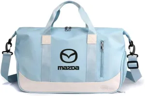 Car Travel Duffel Bag for Mazda CX-30 2019-2023, Travel Duffle Bag Weekender Bags Travel Bag Weekender Overnight Bag Sports Gym Tote Bag Travel Carry on Bag Accessories,Blue-A