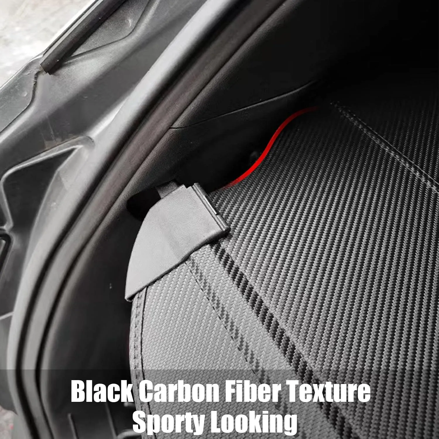 Cargo Cover for 2023 2024 2025 Honda CRV Accessories, (Carbon Fiber Texture) for Honda CRV 2023-2025 Accessories(Include Hybrid) Retractable Trunk Cover Shield Shade Privacy Screen for CR-V