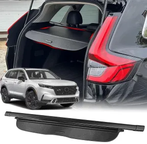 Cargo Cover for 2023 2024 2025 Honda CRV Accessories, (Carbon Fiber Texture) for Honda CRV 2023-2025 Accessories(Include Hybrid) Retractable Trunk Cover Shield Shade Privacy Screen for CR-V