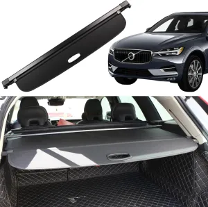 Cargo Cover for Volvo XC60 2018 2019 2020 2021 2022 2023 2024 2025 Accessories Rear Trunk Cover Rear Trunk Security Cover Shielding Shade, Black