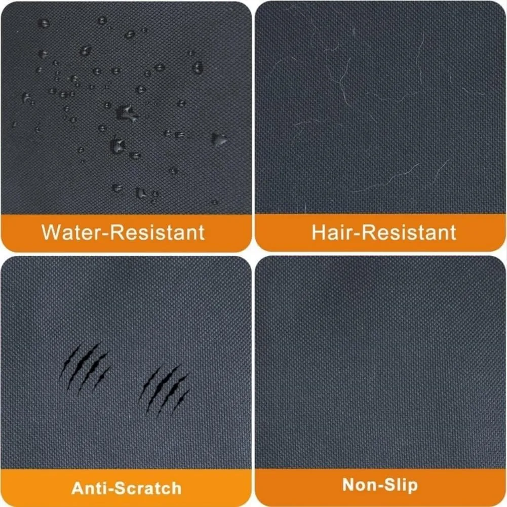 Cargo Liner for Dogs for Mitsubishi Outlander Samurai 2013-2019, Non-Slip Waterproof Pet Cargo Cover Car Boot Protector Dog Trunk Cover Dog Cargo Liner(Black,147 * 105)