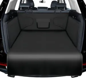 Cargo Liner for Dogs for Mitsubishi Outlander Samurai 2013-2019, Non-Slip Waterproof Pet Cargo Cover Car Boot Protector Dog Trunk Cover Dog Cargo Liner(Black,147 * 105)