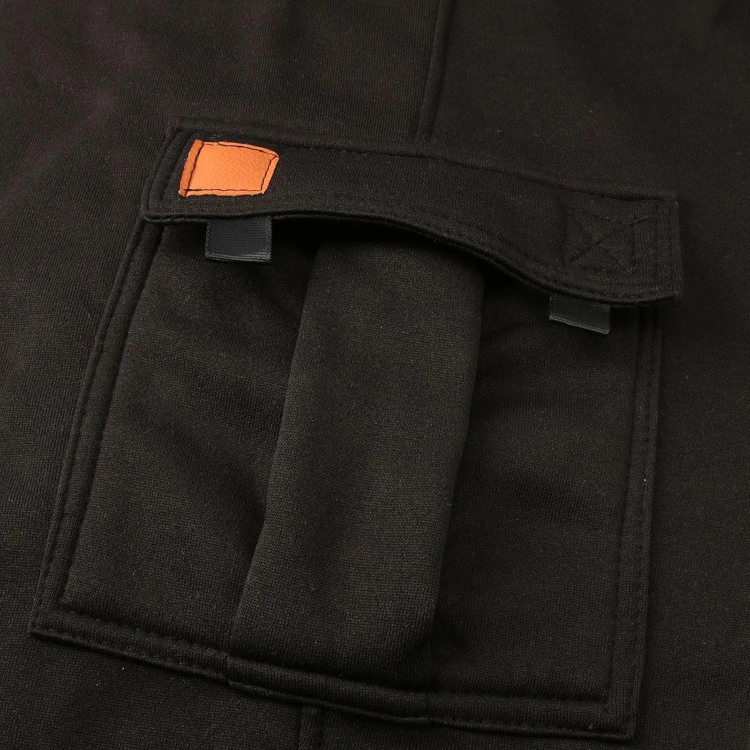 Cargo Sweatpants for Men Sports Casual Stretch Elastic Waist Drawstring Trousers Loose Fit Joggers with Pockets