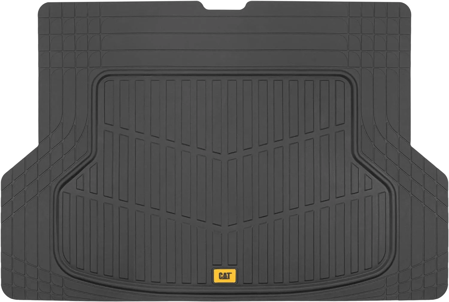 CAT Heavy Duty SUV Black Cargo Liner & Car Trunk Mat - Universal Trimmable All Weather Cargo Mats for Back of SUV - SUV Trunk Mat & Carpet Cover Trunk Liner - Cargo Cover Trunk Cover 53" x 36.25"
