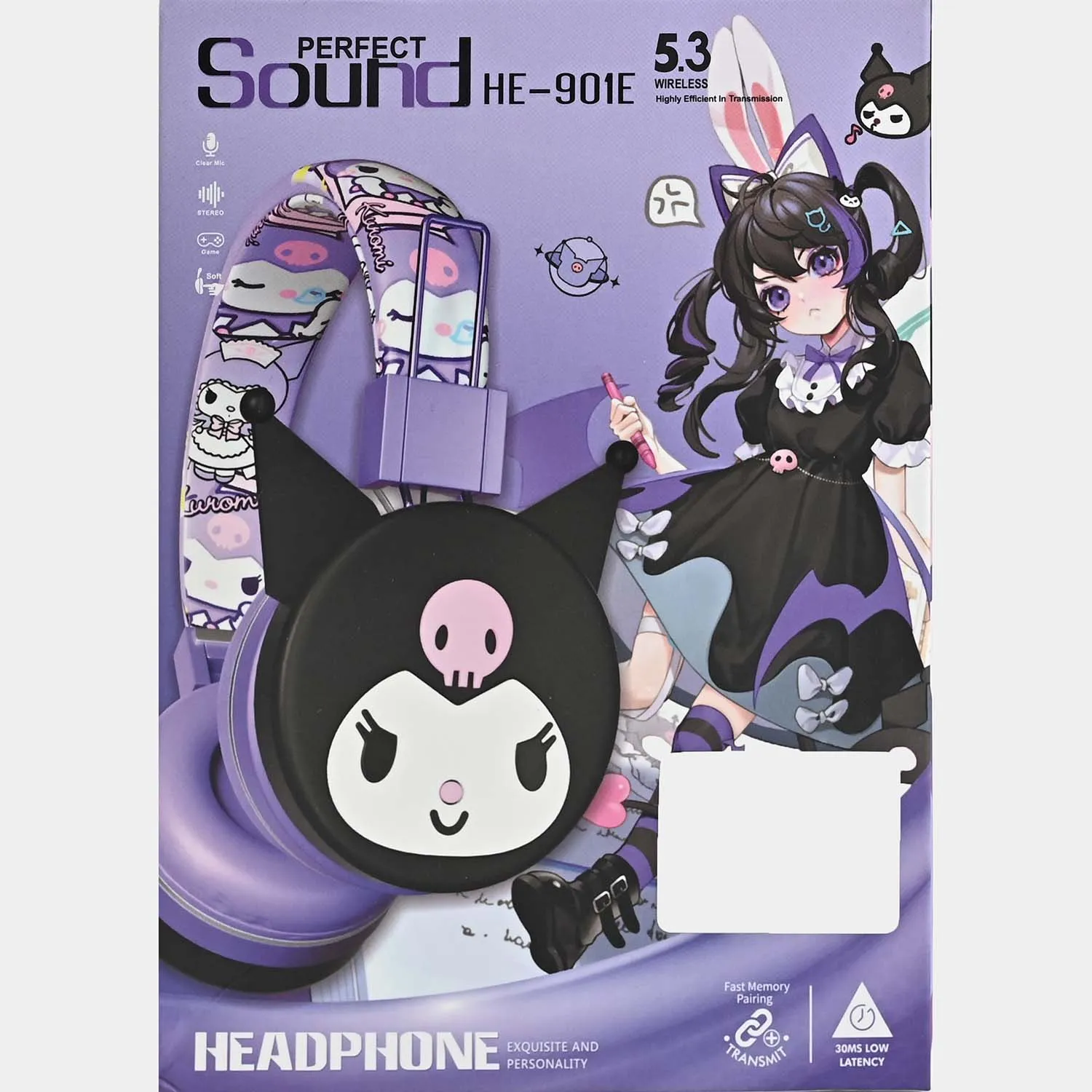 Character Theme Wireless Headphone Set for Kids
