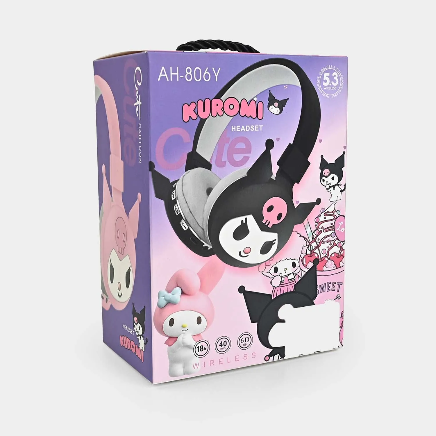 Character Theme Wireless Headphone Set for Kids