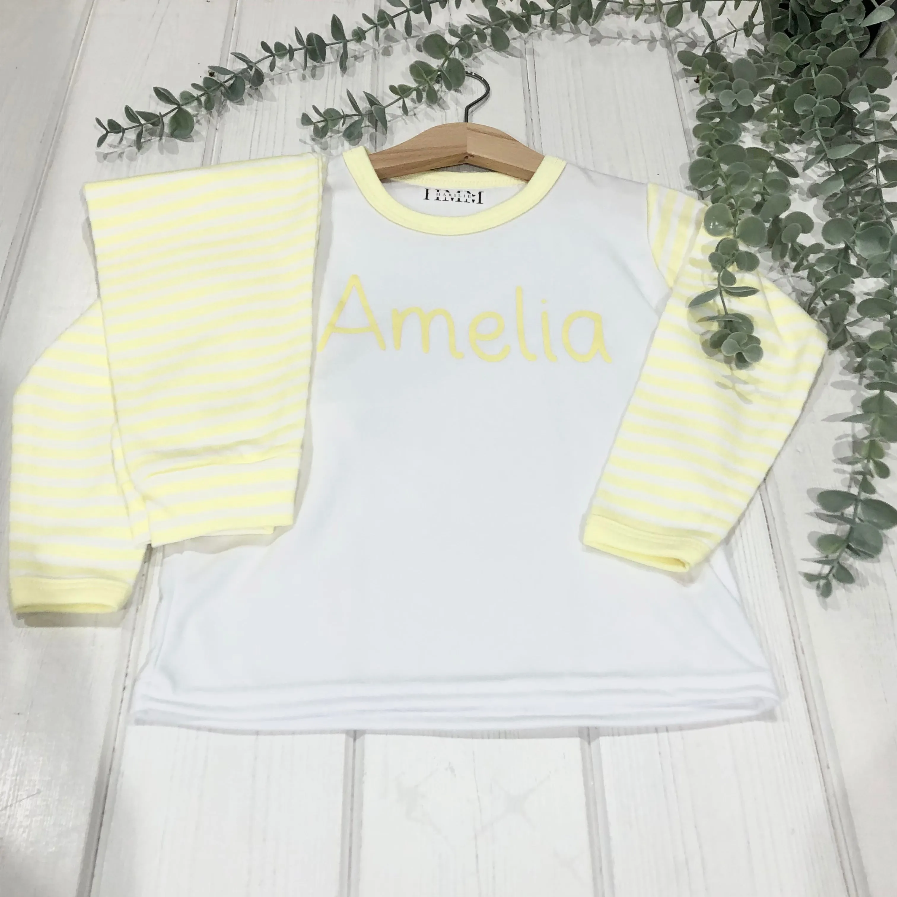 Children’s Personalised Striped Pyjamas