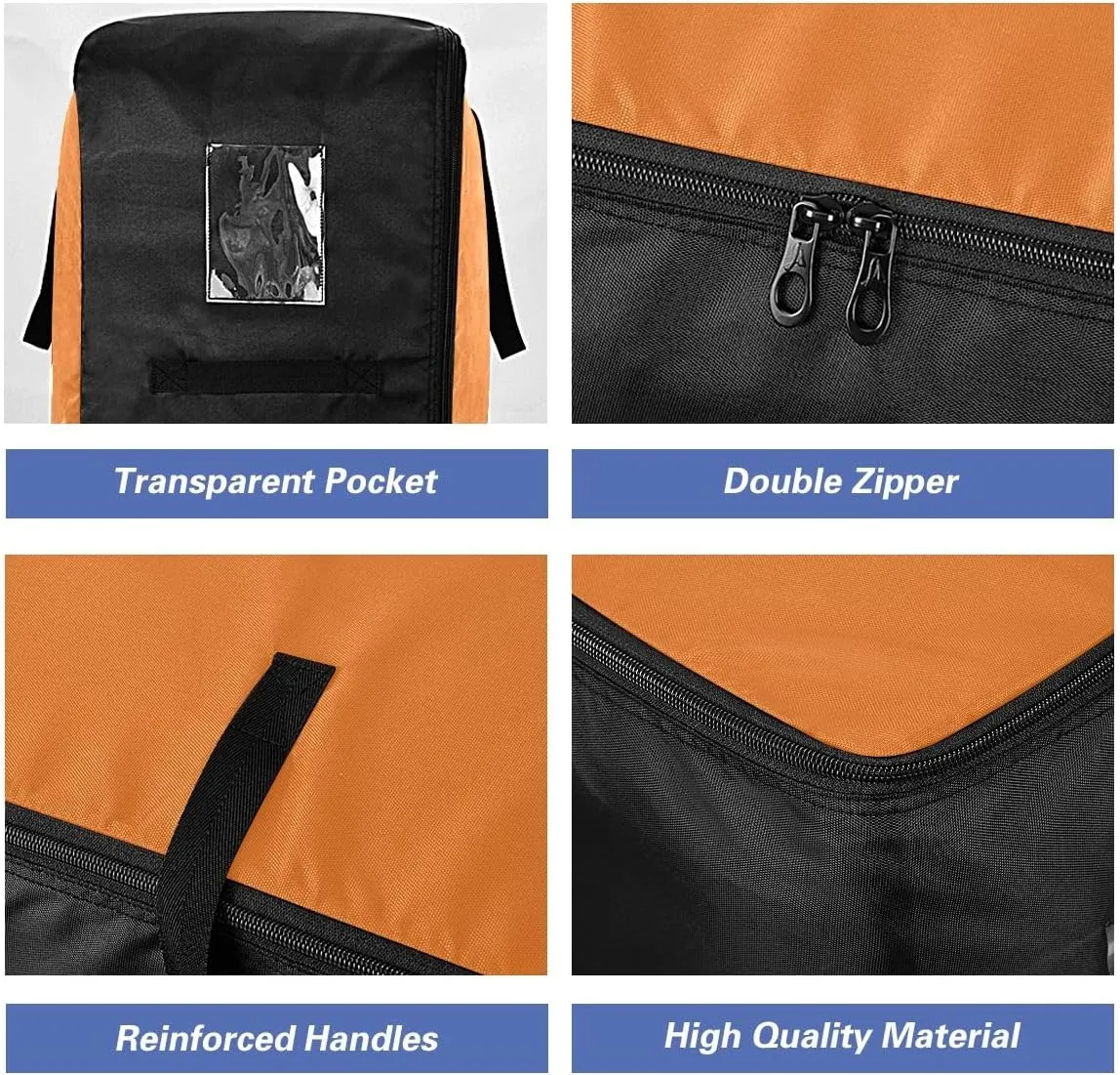Chocolate Storage Bags, 27.5x19.7x11 In, Garment Storage Organizer Travel Cargo Duffel Bags Zippered Storage Bag for Moving