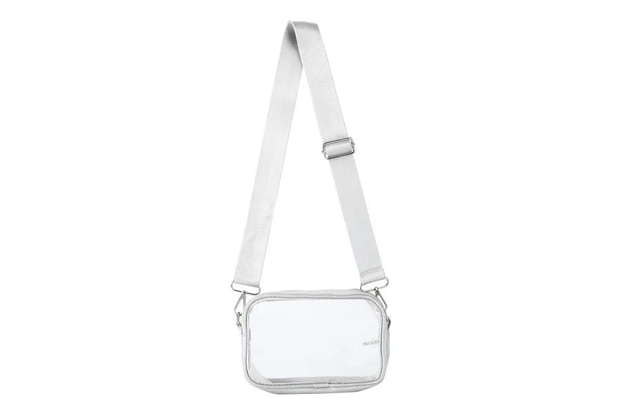 Clear Shoulder Bag with Matching Strap