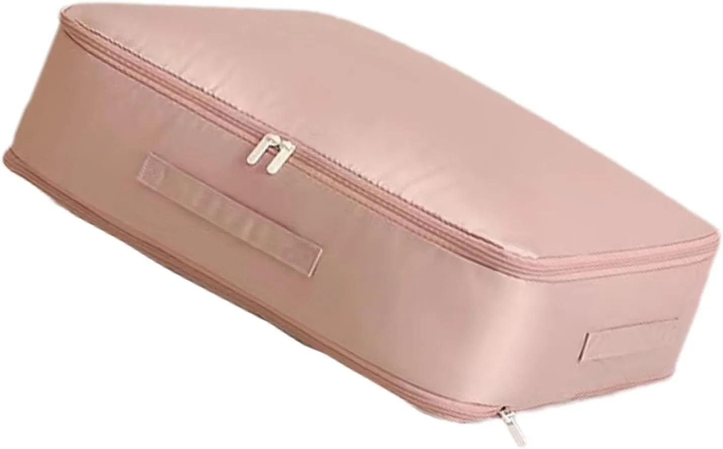 Clothes Storage Bag - Large Clothing Bins, Comforter Handle Bag | Foldable Bed Sheets Organizer Keeper with Zipper, Heavy Duty Mobile Clothes Storage Bag for Clothing Blanket Comforters, Pink