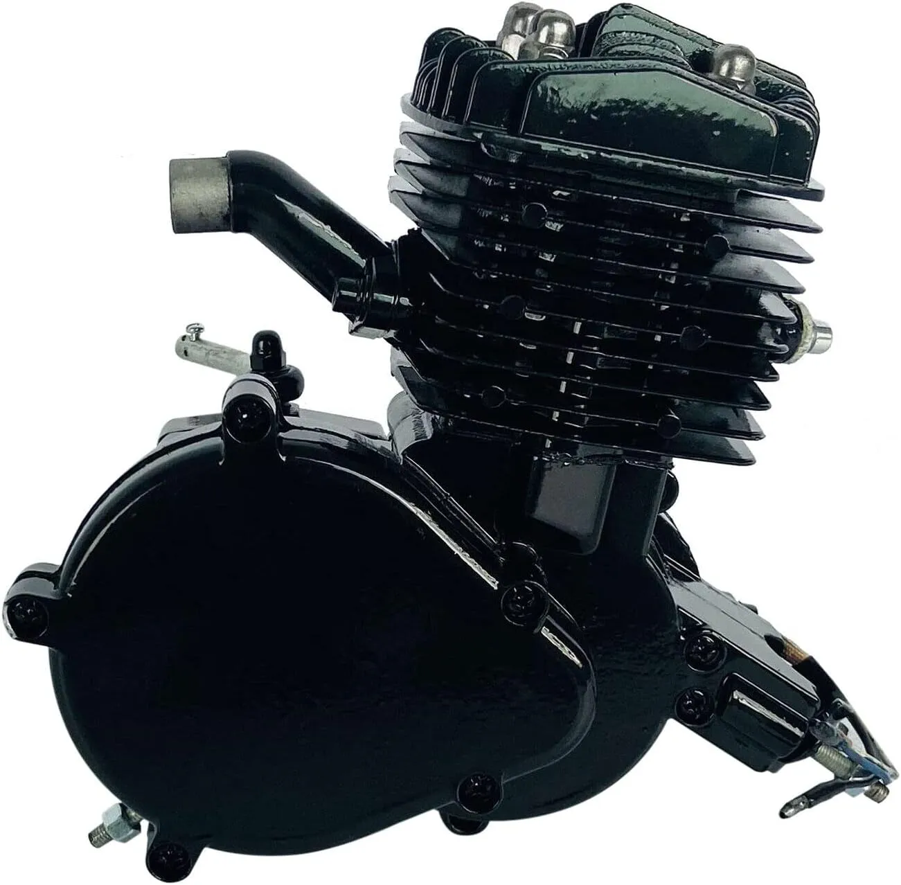 CNCEST 80CC 2-stroke Engine Motor Gas Powered For Motorized Bicycle Bike Engine Motor Gas Motorized Bicycle Pull Start Air cooling Kit