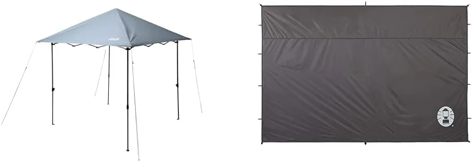 Coleman Oasis Lite 7x7/10x10ft Canopy Tent with Wall for 10x10ft Canopy, Lightweight & Portable Shelter