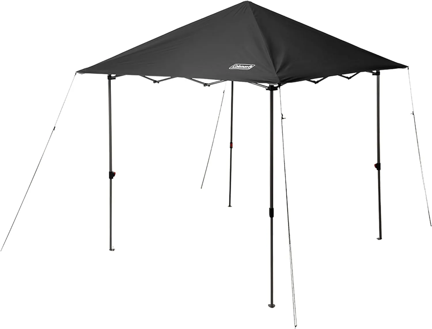 Coleman Oasis Lite Pop-Up Canopy Tent with Side Wall Attachment, 10x10ft Portable Shelter with Easy Setup & Takedown, Wheeled Carry Bag Included