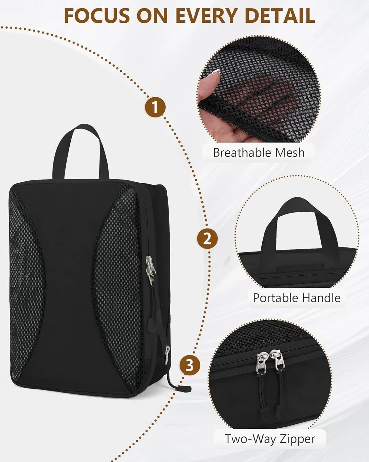 Compression Packing Cubes 10 Sets, Packing Organizers, Extensible Suitcase Organiser Bags, Travel Organizer Cubes for Travel Essentials Black