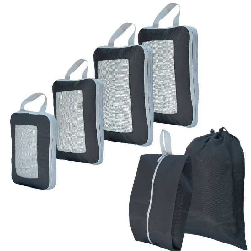 Compression Packing Cubes - Pack of 6