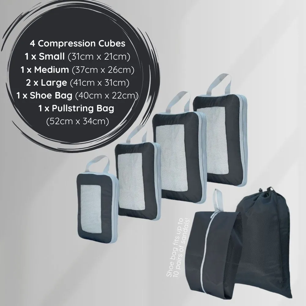 Compression Packing Cubes - Pack of 6