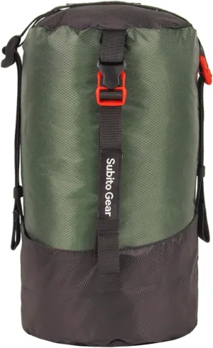 Compression Sack, Lightweight Water Resisting Sleeping Bag Stuff Sack Rainproof Polyester Storage Bag for Camping, Hiking, Backpacking