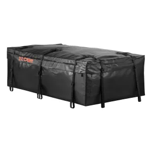 CURT 18221 Roof Rack Cargo Bag, Black Vinyl, 59-Inch x 34-Inch x 18-Inch