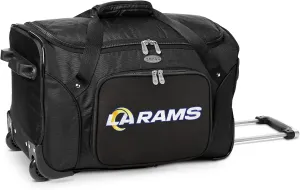 Denco 22-inch Wheeled Duffel Bag, Black, Large